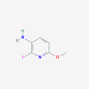 molecular formula C6H7IN2O B8703071 2-Iodo-6-methoxypyridin-3-amine 