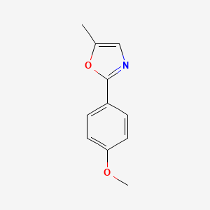 molecular formula C11H11NO2 B8703130 2-(4-Methoxyphenyl)-5-methyloxazole 