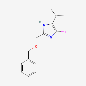 2-((benzyloxy)methyl)-4-iodo-5-isopropyl-1H-imidazole