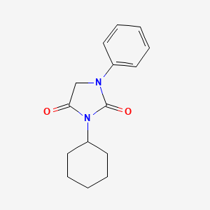 2,4-Imidazolidinedione, 3-cyclohexyl-1-phenyl-