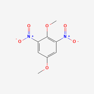 molecular formula C8H8N2O6 B8703189 Benzene, 2,5-dimethoxy-1,3-dinitro- CAS No. 15174-07-9