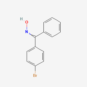 molecular formula C13H10BrNO B8703229 Methanone, (4-bromophenyl)phenyl-, oxime CAS No. 107965-78-6