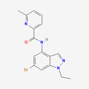 N-(6-Bromo-1-ethyl-1H-indazol-4-yl)-6-methyl-2-pyridinecarboxamide