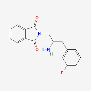 2-(2-Amino-3-(3-fluorophenyl)propyl)isoindoline-1,3-dione