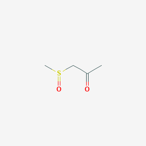 molecular formula C4H8O2S B8703346 1-(Methylsulfinyl)acetone 