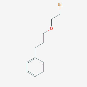 molecular formula C11H15BrO B8703601 [3-(2-Bromoethoxy)propyl]benzene 