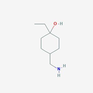 4-(Aminomethyl)-1-ethylcyclohexanol