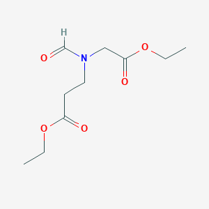 ETHYL 3-(ETHOXYCARBONYLMETHYL-FORMYL-AMINO)PROPANOATE