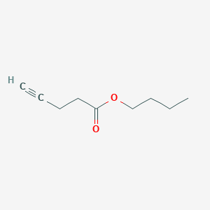 molecular formula C9H14O2 B8703673 Pent-4-ynoic acid butyl ester 