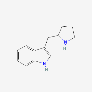 3-(pyrrolidin-2-ylmethyl)-1H-indole
