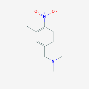 N,N-dimethyl-1-(3-methyl-4-nitrophenyl)methanamine