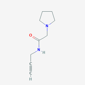 N-(prop-2-ynyl)-2-(pyrrolidin-1-yl)acetamide