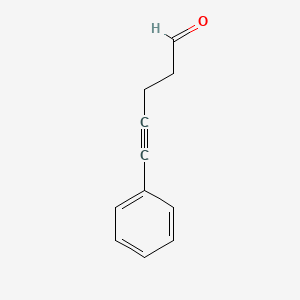 molecular formula C11H10O B8703745 5-Phenylpent-4-ynal CAS No. 70214-59-4