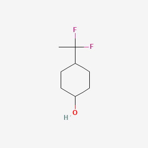 molecular formula C8H14F2O B8703771 cis-4-(1,1-Difluoroethyl)cyclohexanol 