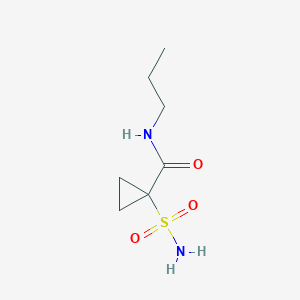 N-Propyl-1-sulfamoylcyclopropane-1-carboxamide