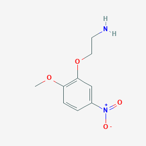 molecular formula C9H12N2O4 B8703783 2-(2-Aminoethoxy)-4-nitroanisole 