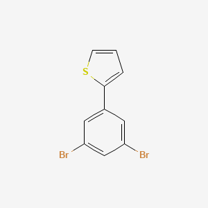 molecular formula C10H6Br2S B8703791 2-(3,5-Dibromophenyl)thiophene CAS No. 145493-76-1