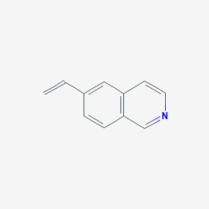molecular formula C11H9N B8703815 6-Vinylisoquinoline 