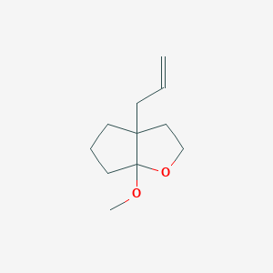 molecular formula C11H18O2 B8703829 1-Methoxy-5-(2-propenyl)-2-oxabicyclo[3.3.0]octane CAS No. 461025-78-5