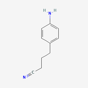 molecular formula C10H12N2 B8703843 4-(4-Aminophenyl)butanenitrile 