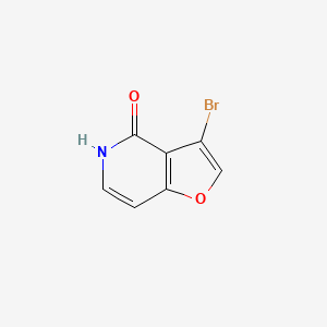 molecular formula C7H4BrNO2 B8703851 3-bromofuro[3,2-c]pyridin-4(5H)-one 