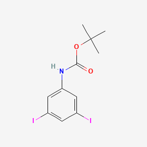 molecular formula C11H13I2NO2 B8703883 Tert-butyl (3,5-diiodophenyl)carbamate 