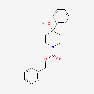 molecular formula C19H21NO3 B8703914 Benzyl 4-hydroxy-4-phenylpiperidine-1-carboxylate 