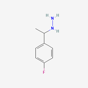 molecular formula C8H11FN2 B8703991 alpha-Methyl-4-fluorobenzylhydrazine 