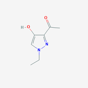 1-(1-ethyl-4-hydroxy-1H-pyrazol-3-yl)ethanone