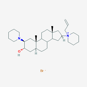 B008704 Piperidinium, 1-((2beta,3alpha,5alpha,16beta)-3-hydroxy-2-(1-piperidinyl)androstan-16-yl)-1-(2-propenyl)-, bromide CAS No. 104855-17-6