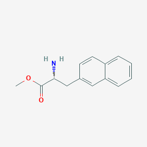 molecular formula C14H15NO2 B8704021 (R)-Methyl 2-amino-3-(naphthalen-2-yl)propanoate 