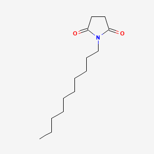 molecular formula C14H25NO2 B8704044 1-Decylpyrrolidine-2,5-dione CAS No. 5395-77-7