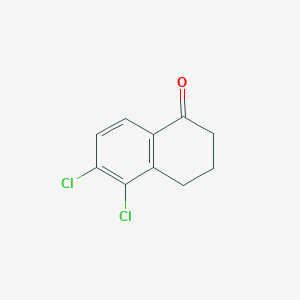 molecular formula C10H8Cl2O B8704072 5,6-dichloro-3,4-dihydronaphthalen-1(2H)-one 