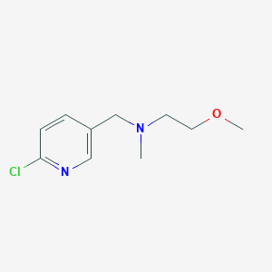 molecular formula C10H15ClN2O B8704083 (6-Chloro-pyridin-3-ylmethyl)-(2-methoxy-ethyl)-methyl-amine 