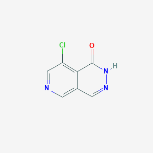 molecular formula C7H4ClN3O B8704093 8-chloropyrido[4,3-d]pyridazin-1(2H)-one 