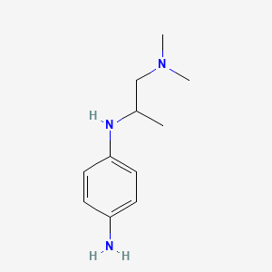 molecular formula C11H19N3 B8704122 N-(2-Dimethylamino-1-methyl-ethyl)-benzene-1,4-diamine 