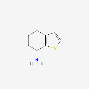 molecular formula C8H11NS B8704129 4,5,6,7-Tetrahydrobenzo[b]thiophen-7-amine 