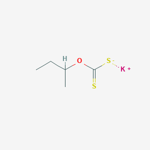 molecular formula C5H10KOS2+ B087042 Potassium O-sec-butyl dithiocarbonate CAS No. 141-96-8