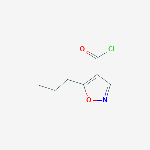 5-Propyl-1,2-oxazole-4-carbonyl chloride