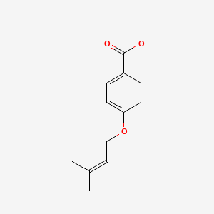 molecular formula C13H16O3 B8704207 Methyl 4-(3-methylbut-2-enyloxy)benzoate 