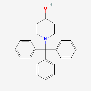 molecular formula C24H25NO B8704264 1-Tritylpiperidin-4-OL 