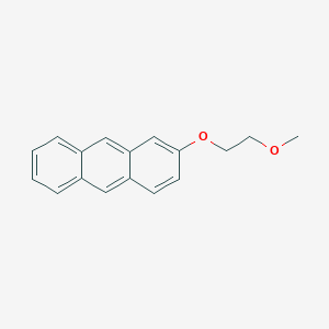 molecular formula C17H16O2 B8704290 Anthracene, 2-(2-methoxyethoxy)- CAS No. 152016-02-9