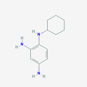 molecular formula C12H19N3 B8704329 N-cyclohexyl-2,4-diaminoaniline 