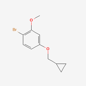 1-Bromo-4-cyclopropylmethoxy-2-methoxy-benzene