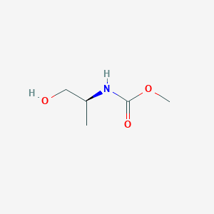 molecular formula C5H11NO3 B8704399 (S)-Methyl 1-hydroxypropan-2-ylcarbamate 