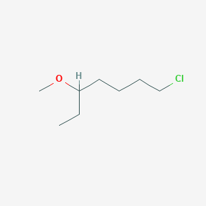 molecular formula C8H17ClO B8704414 1-Chloro-5-methoxyheptane CAS No. 89672-07-1