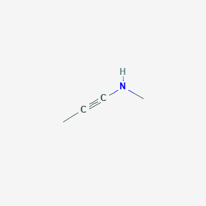 molecular formula C4H7N B8704416 1-Propyn-1-amine, N-methyl- CAS No. 90990-89-9