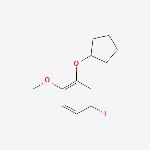 3-Cyclopentyloxy-4-methoxyiodobenzene