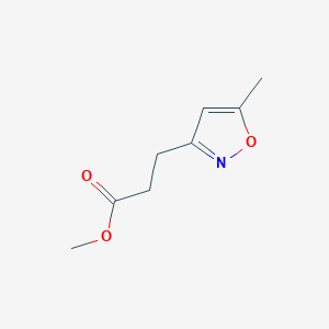molecular formula C8H11NO3 B8704453 Methyl 5-methyl-3-isoxazolepropanoate 