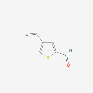 molecular formula C7H6OS B8704473 4-Ethenylthiophene-2-carbaldehyde 